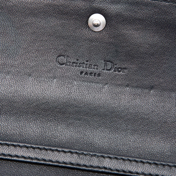 Dior Cuir verni Cannage Lady Dior Wallet on Chain