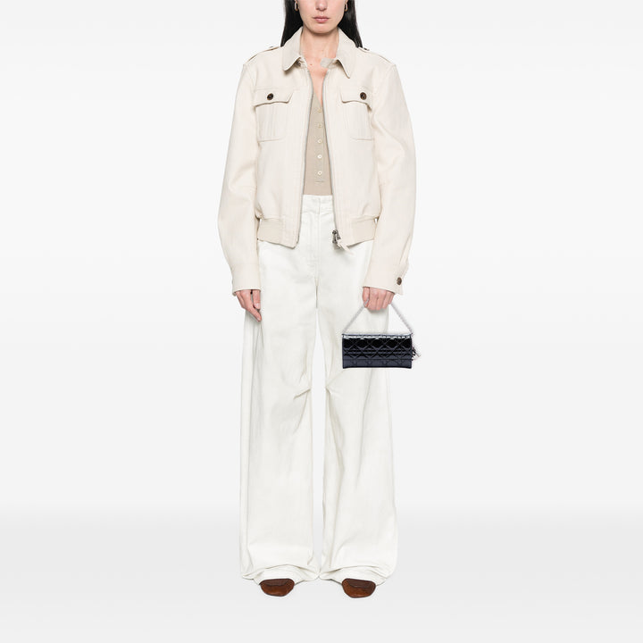 Dior Cuir verni Cannage Lady Dior Wallet on Chain