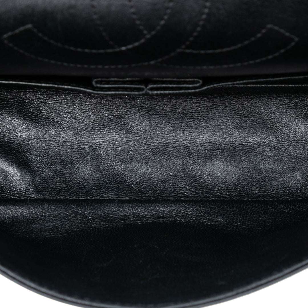 Chanel Matelassé vieilli Cuir de veau Reissue 2.55 Double rabat 225 with Mini Pochette