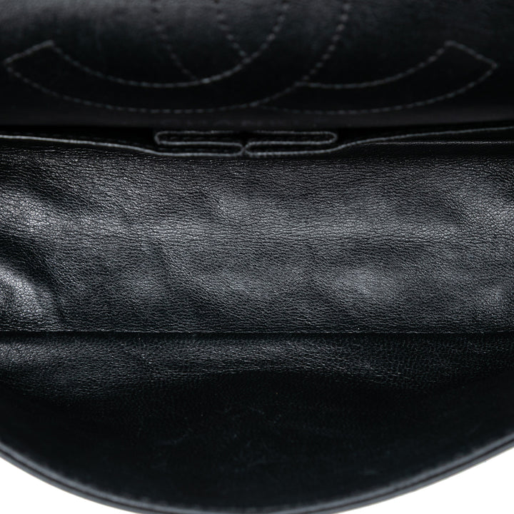 Chanel Matelassé vieilli Cuir de veau Reissue 2.55 Double rabat 225 with Mini Pochette