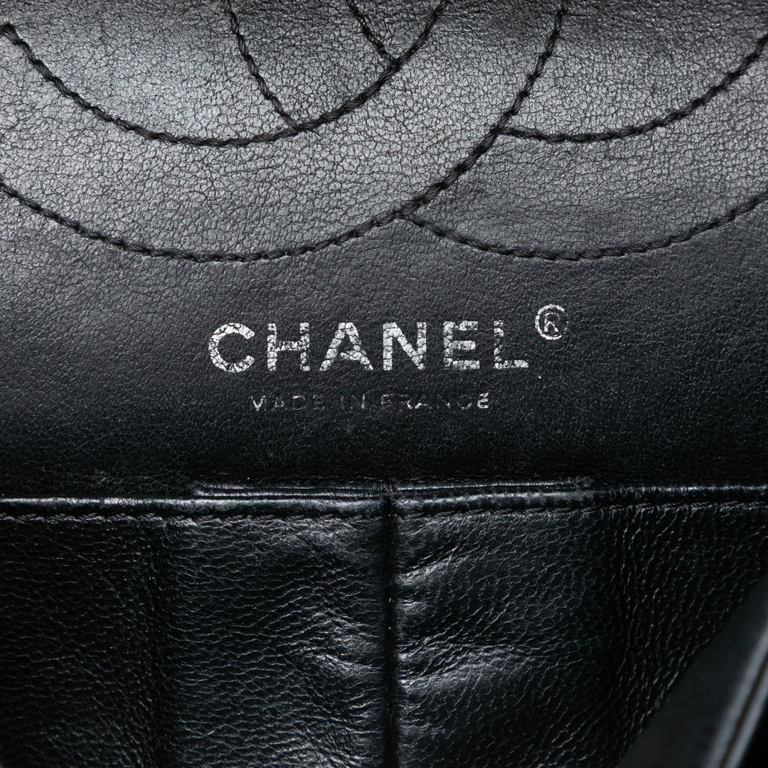 Chanel Matelassé vieilli Cuir de veau Reissue 2.55 Double rabat 225 with Mini Pochette