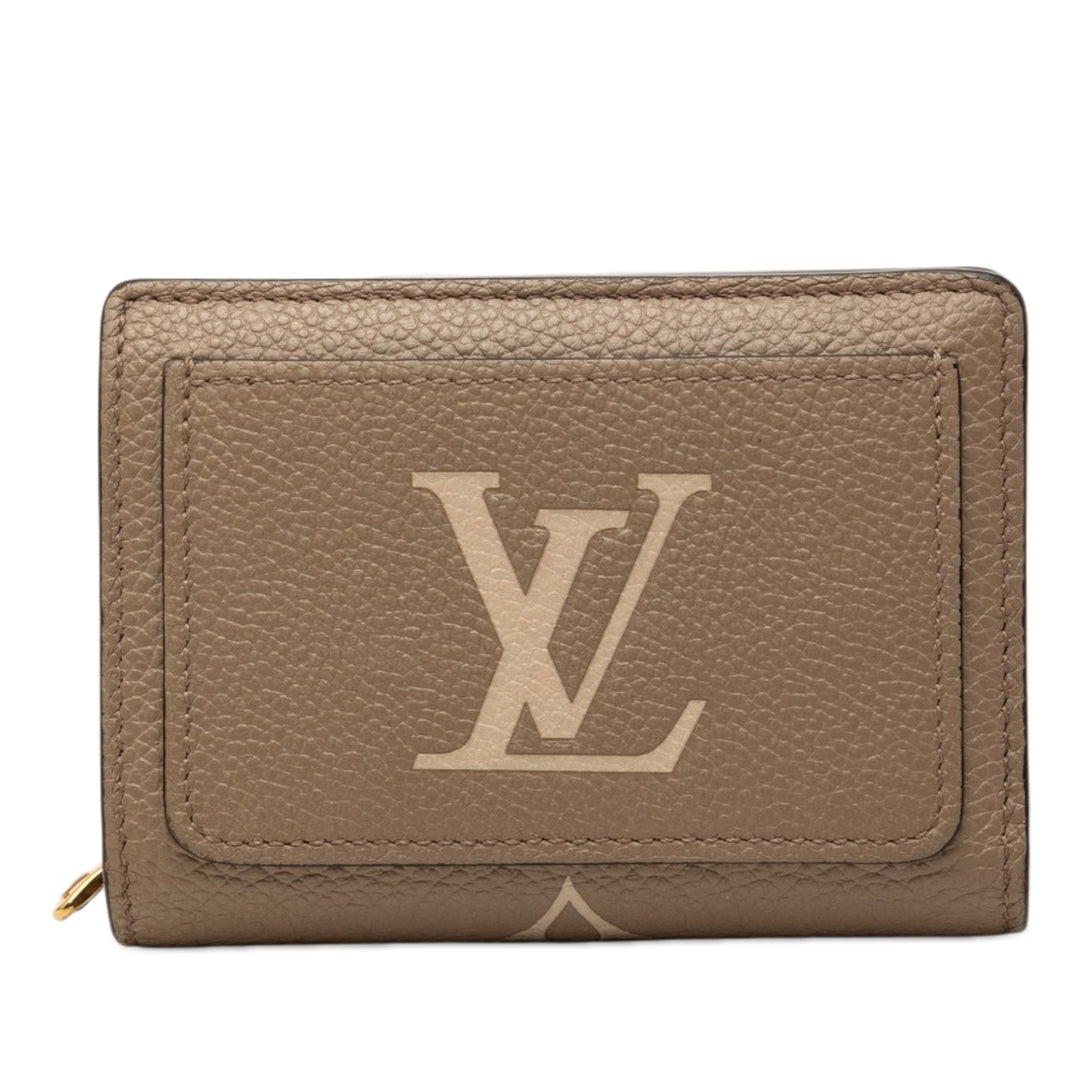 Louis Vuitton Bicolor Monogram Empreinte Giant Clea Portefeuille