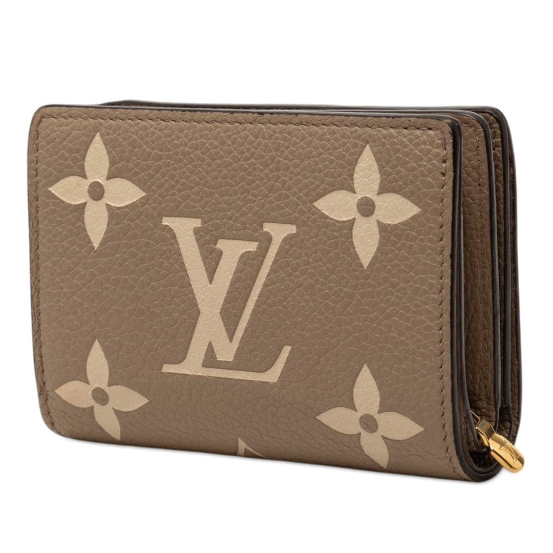 Louis Vuitton Bicolor Monogram Empreinte Giant Clea Portefeuille