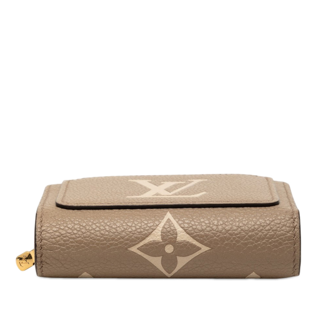 Louis Vuitton Bicolor Monogram Empreinte Giant Clea Portefeuille