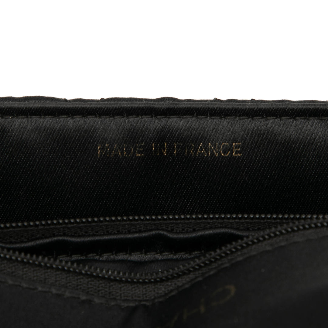 Chanel Mini Square Classic Satin Simple rabat