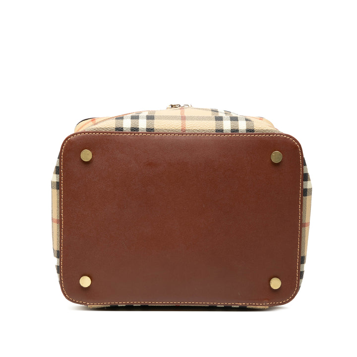 Burberry Haymarket Check Coated Toile Vanity