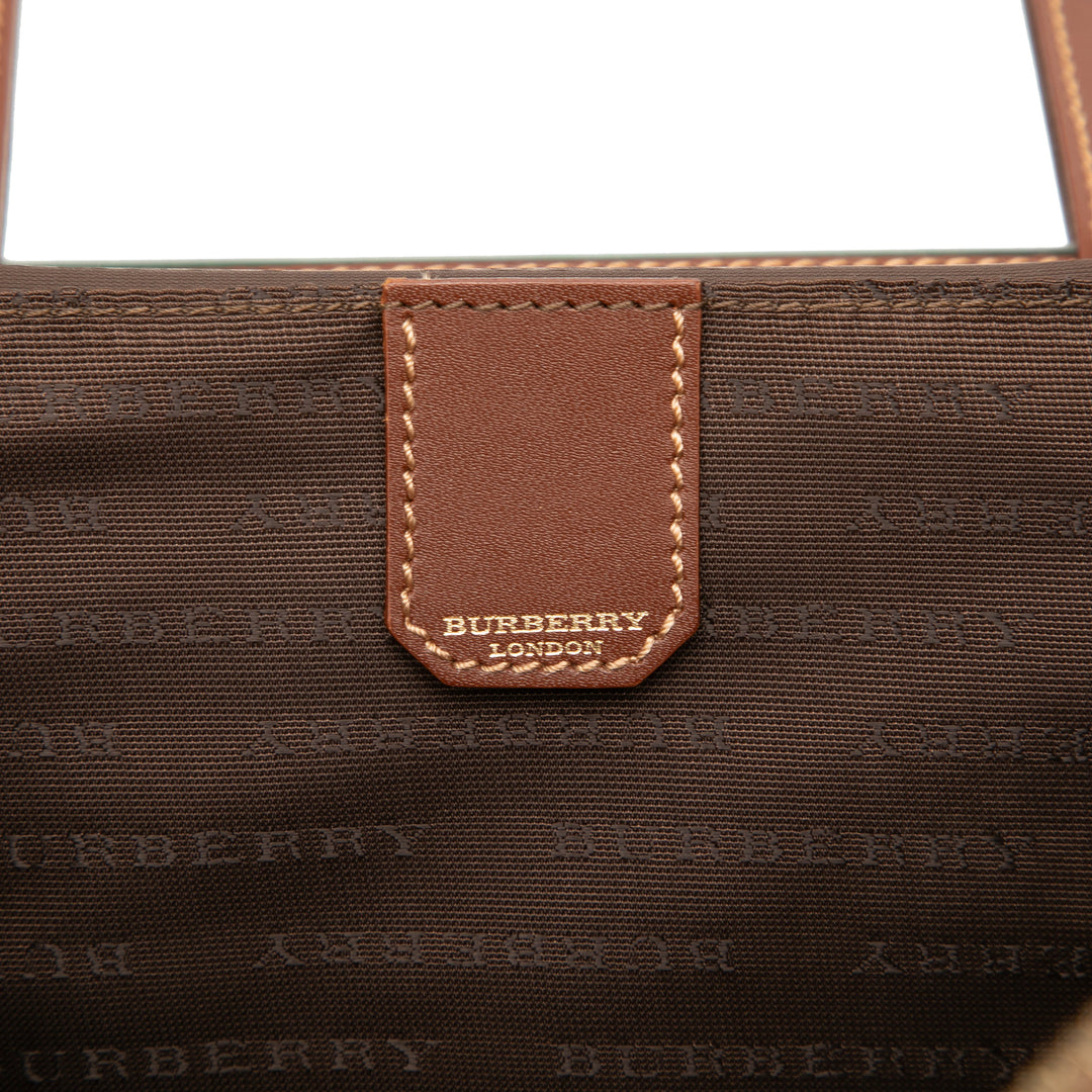 Burberry Haymarket Check Coated Toile Vanity