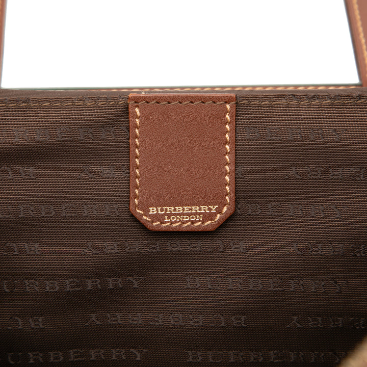Burberry Haymarket Check Coated Toile Vanity