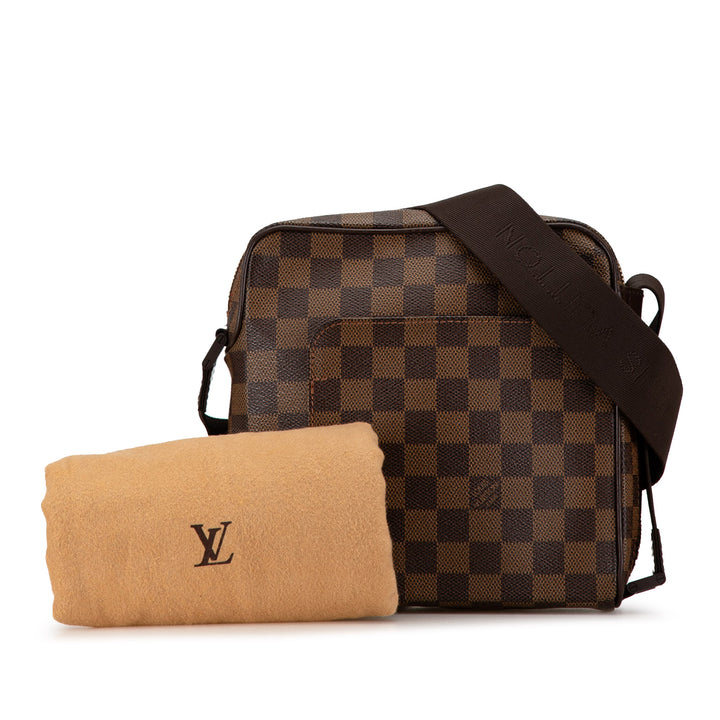 Louis Vuitton Damier Ebene Olav PM Brown - GABY PARIS