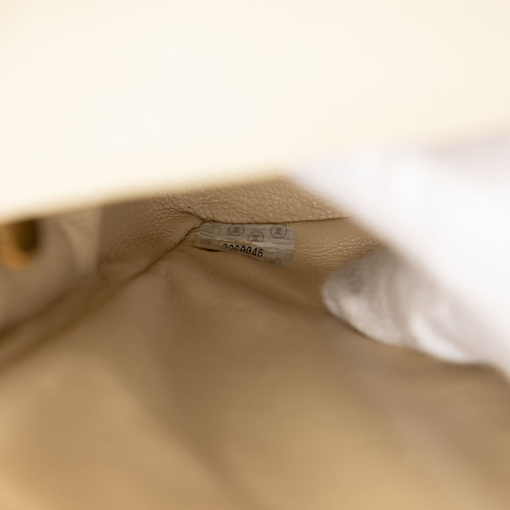 Chanel XL CC Matelassé Caviar Square Simple rabat