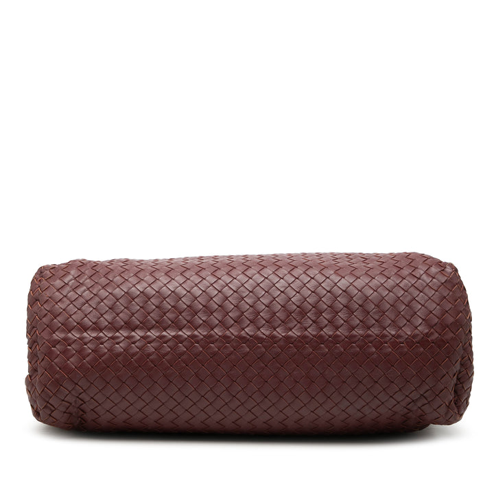 Bottega Veneta Large Nappa Intrecciato Double Cabas chaîne