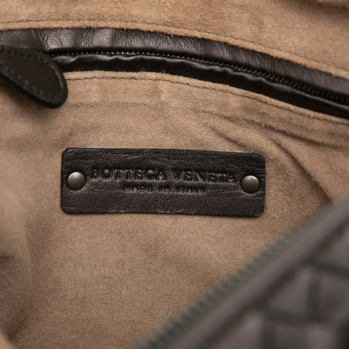 Bottega Veneta Métallisé Multicolor Intrecciato Fringe clouté Nodini Sac Cuir nappa