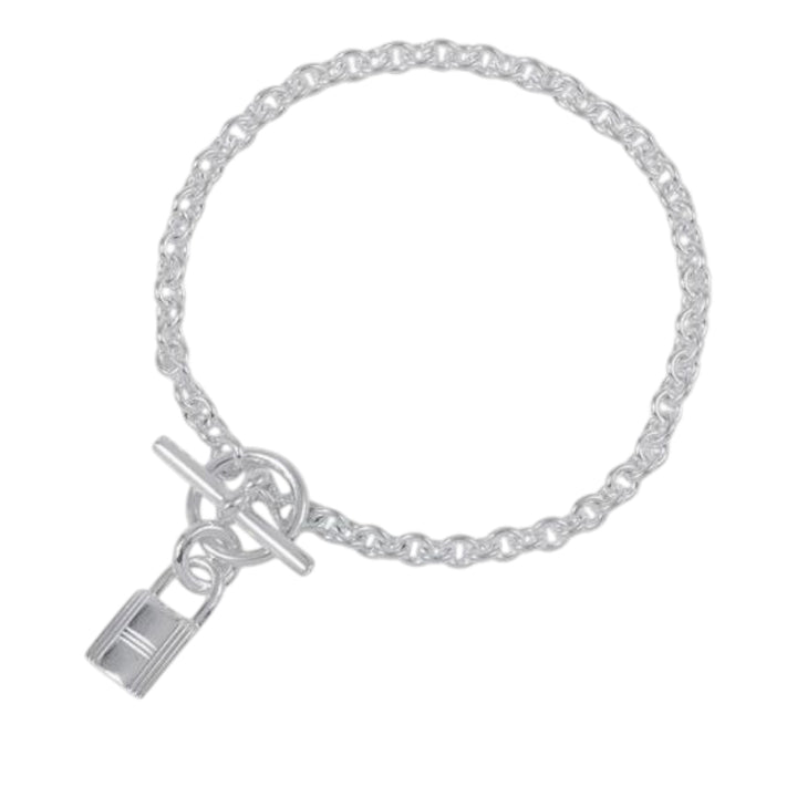 Hermès Sterling Argenté Amulettes Cadena Bracelet Argenté