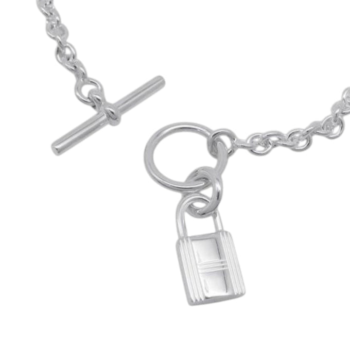 Hermès Sterling Argenté Amulettes Cadena Bracelet Argenté