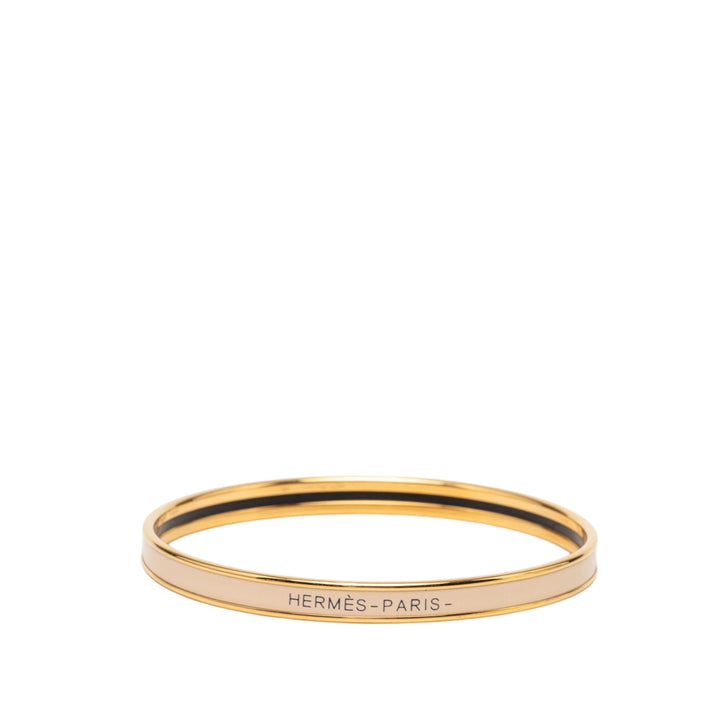 Hermès Extra Narrow Émail Uni Bangle 65