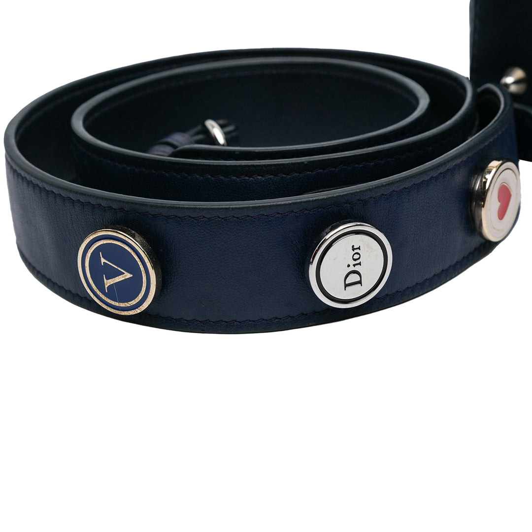 Small Lambskin Cannage My ABCDior Lady Dior Blue - Gaby Paris
