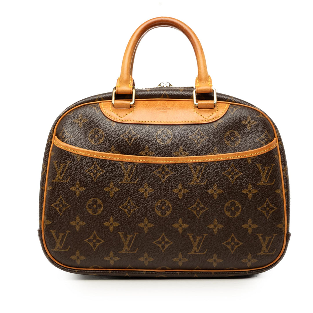 Louis Vuitton Sac à main Trouville Monogram Marron – vue principale – GABY PARIS