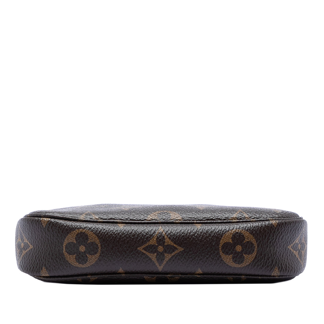 Louis Vuitton Pochette Accessoires Mini Monogram Marron – vue 3 – GABY PARIS