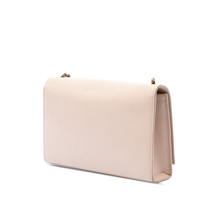 Saint Laurent Medium Smooth Cuir de veau Braided Monogram Kate Sac porté croisé