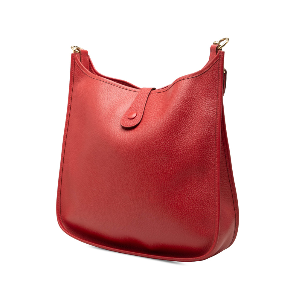 Hermès Evelyne I GM Clémence Rouge – vue 2 – GABY PARIS
