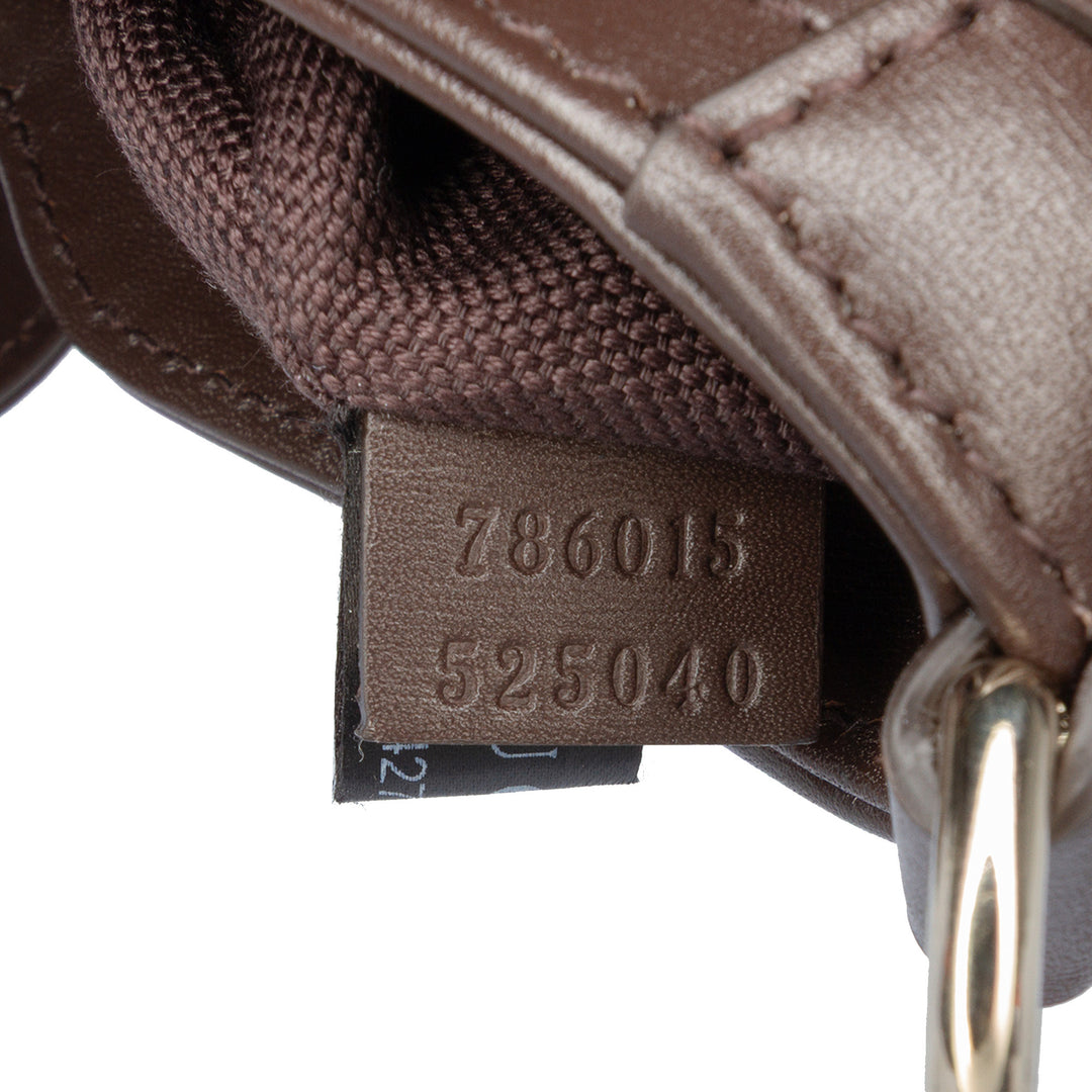 GG Web Moon Side Sac Mini Marron
