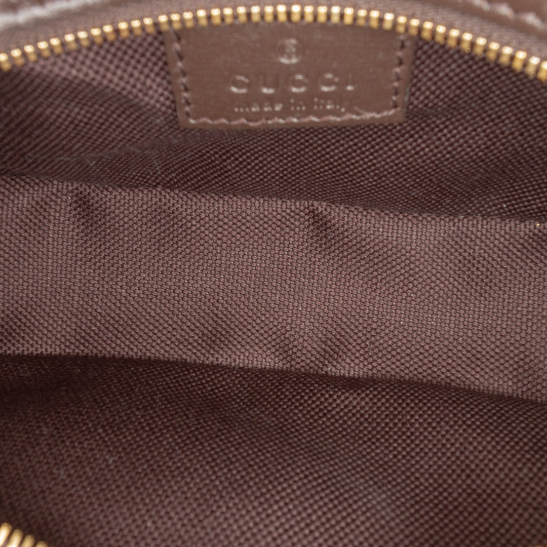 GG Web Moon Side Sac Mini Marron