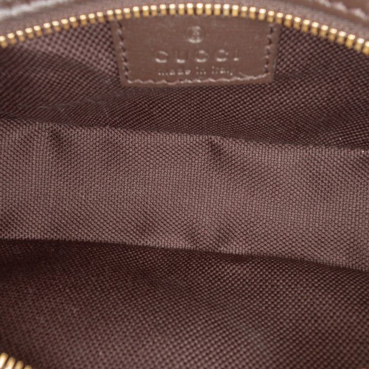 GG Web Moon Side Sac Mini Marron