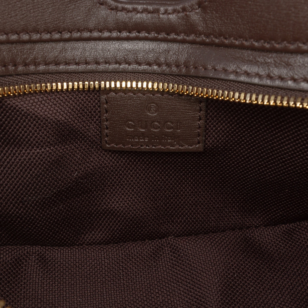 GG Web Moon Side Sac Mini Marron
