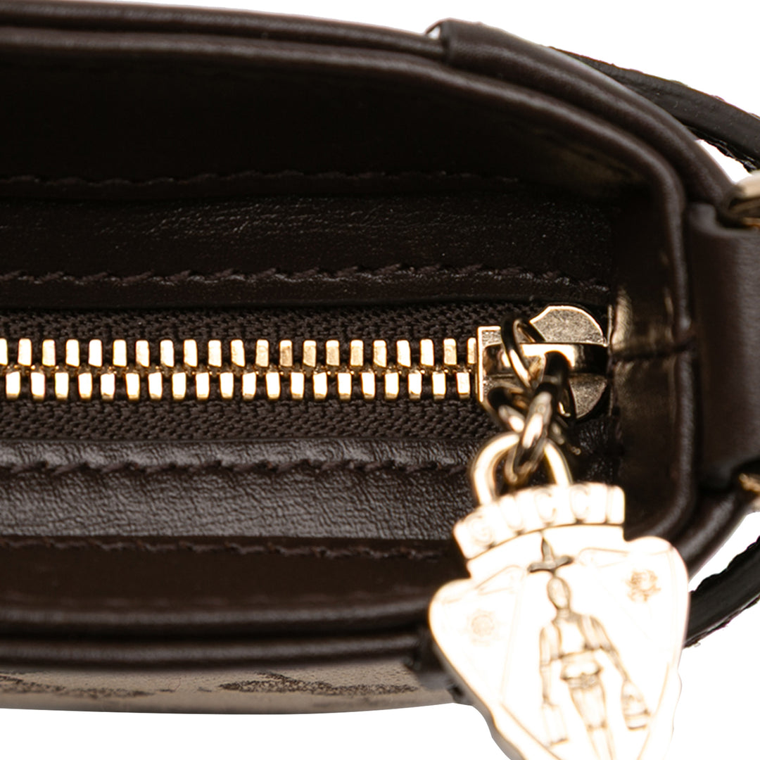 GG Web Moon Side Sac Mini Marron