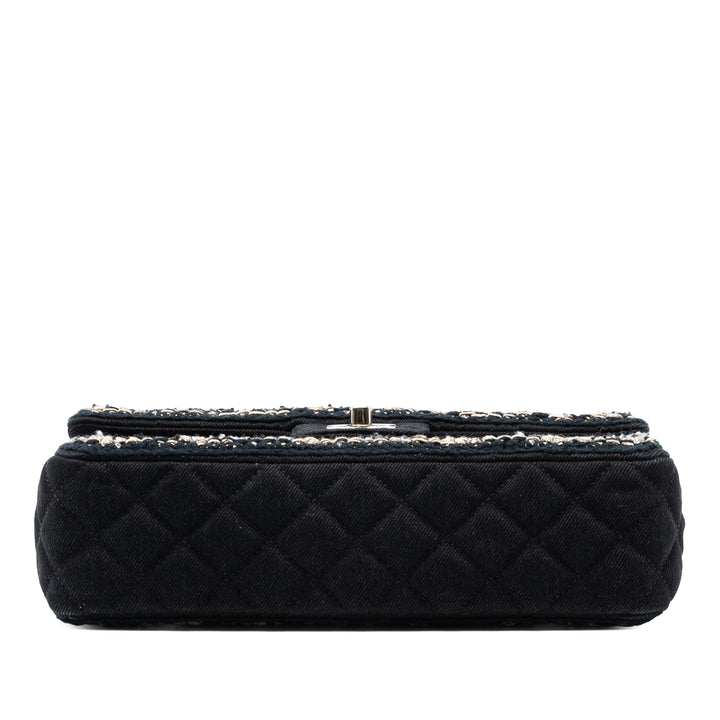 Chanel Medium Classic Jean Braided Simple rabat