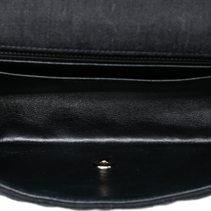 Chanel Medium Classic Jean Braided Simple rabat