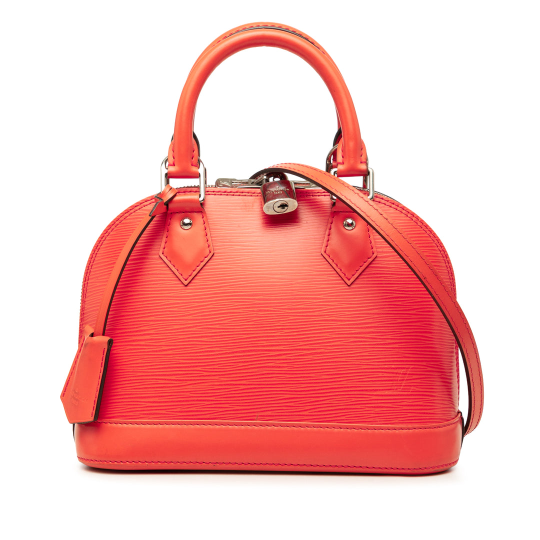 Louis Vuitton Alma BB Épi Orange – vue principale – GABY PARIS