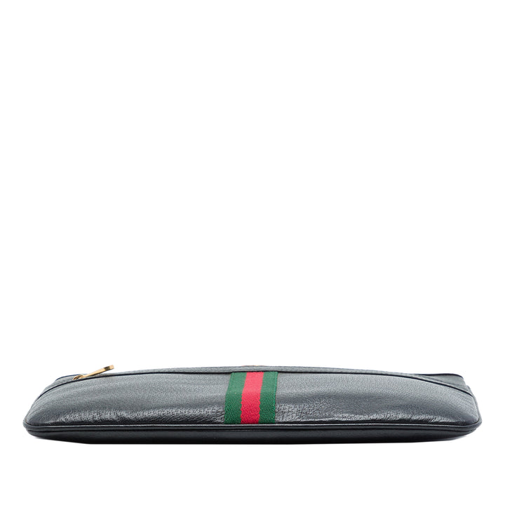 Web Ophidia Pochette Cuir de veau Noir