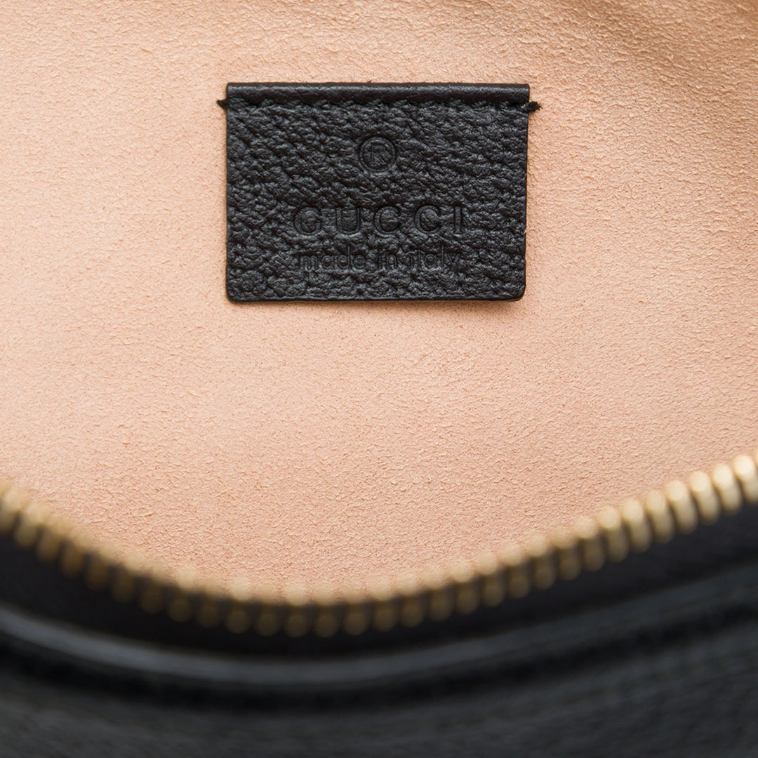 Web Ophidia Pochette Cuir de veau Noir