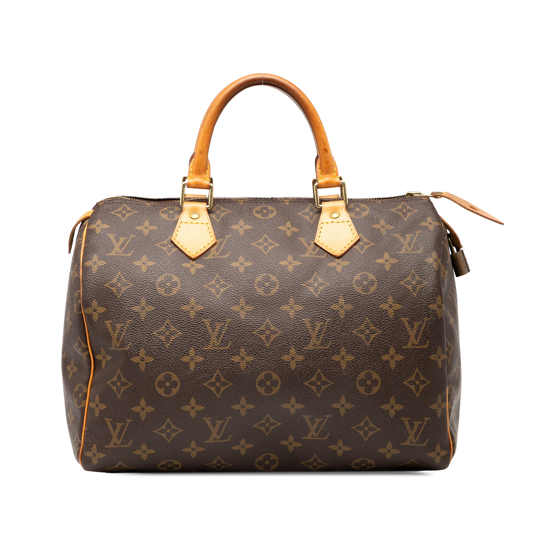 Louis Vuitton Monogram Speedy 30 Marron – GABY PARIS Authentique