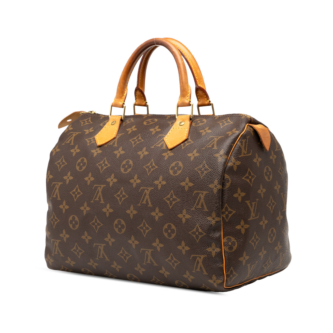 Louis Vuitton Monogram Speedy 30 Marron – GABY PARIS Authentique