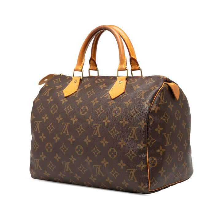 Louis Vuitton Monogram Speedy 30 Marron – GABY PARIS Authentique