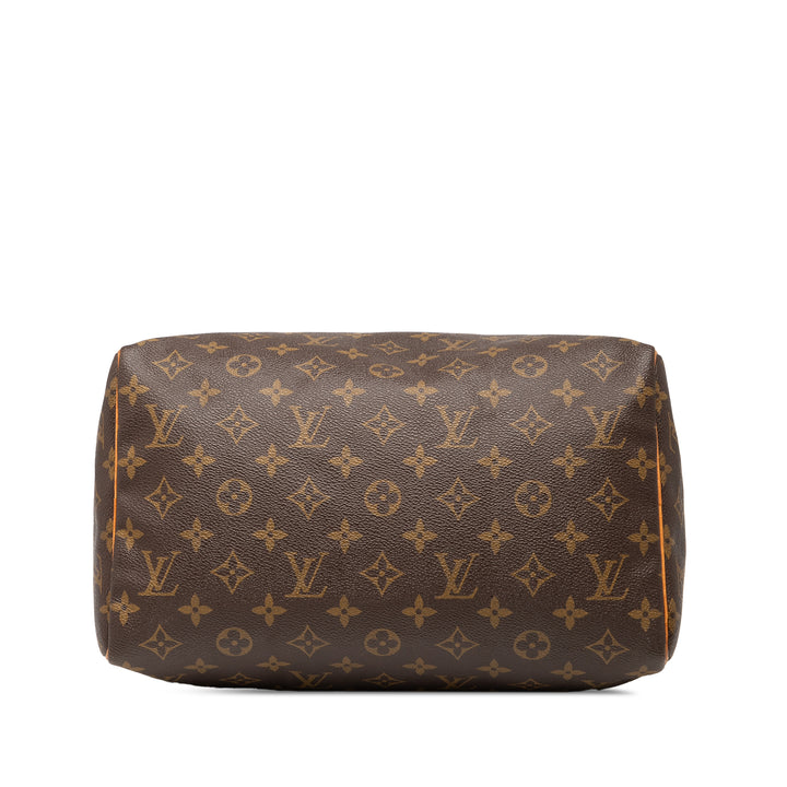 Louis Vuitton Monogram Speedy 30 Marron – GABY PARIS Authentique
