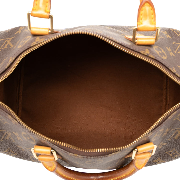 Louis Vuitton Monogram Speedy 30 Marron – GABY PARIS Authentique