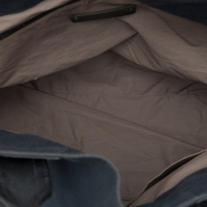 Bottega Veneta Cabas Intrecciato à finitions nappa Bleu – vue 4 – GABY PARIS