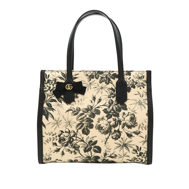 Gucci Toile GG Ribbon Herbarium Cabas