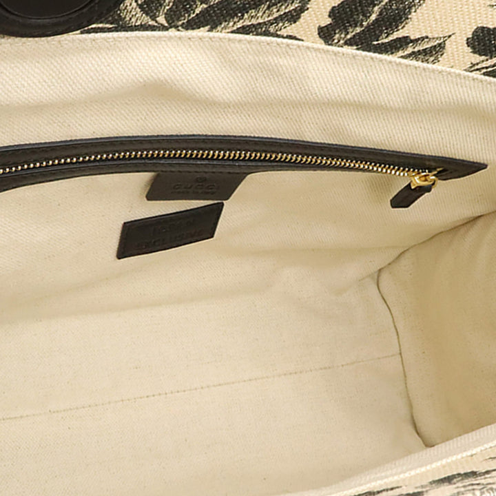 Gucci Toile GG Ribbon Herbarium Cabas