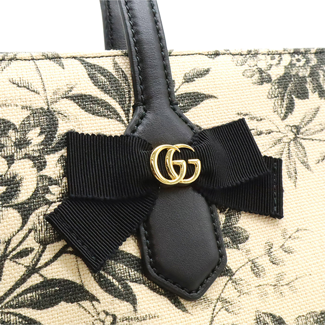 Gucci Toile GG Ribbon Herbarium Cabas