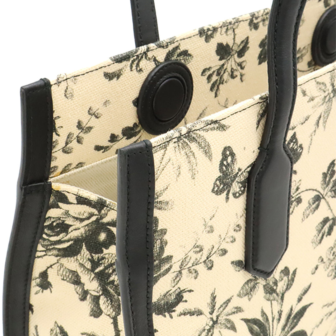 Gucci Toile GG Ribbon Herbarium Cabas
