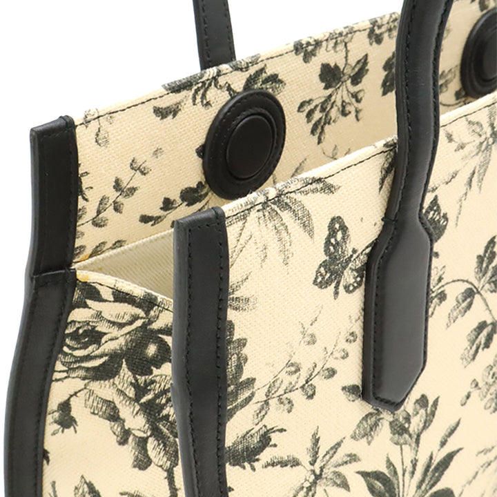 Gucci Toile GG Ribbon Herbarium Cabas