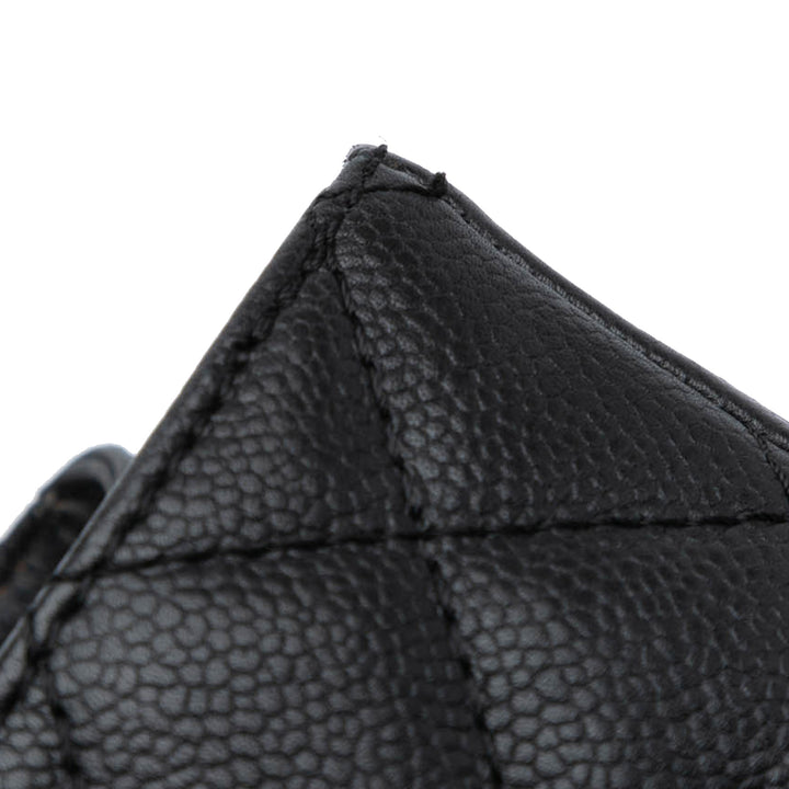 Caviar Grand Shopping Tote Black - Gaby Paris