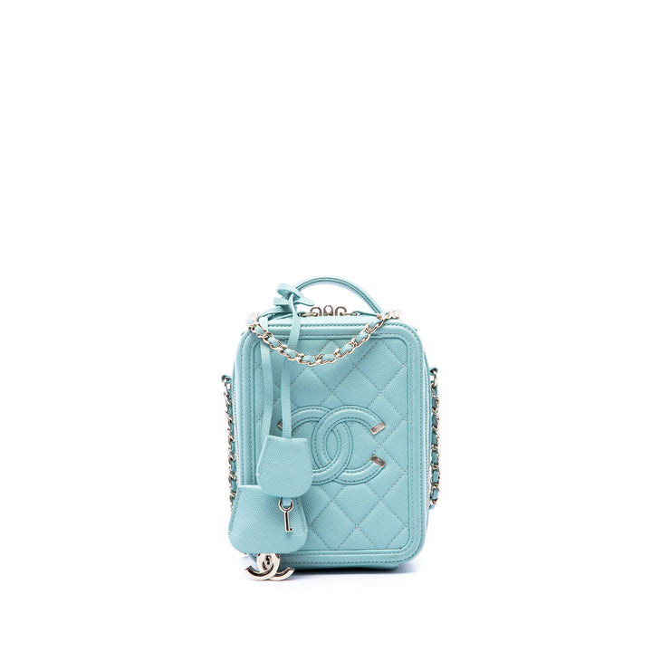 Chanel Caviar CC Filigree Vertical Vanity