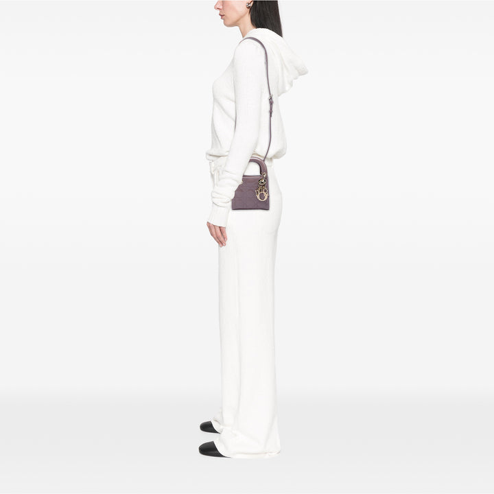 Dior Micro Cuir verni Cannage Lady Dior