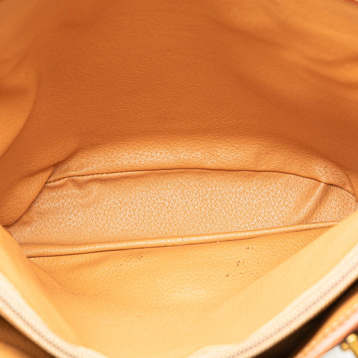 Macadam Coated Canvas Tote Brown - Gaby Paris