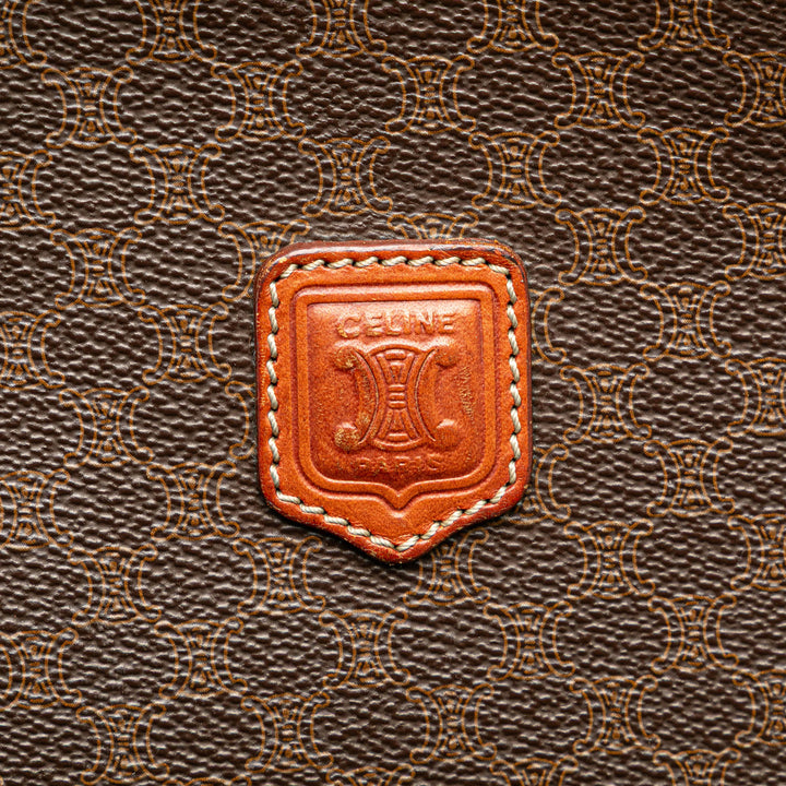 Macadam Coated Canvas Tote Brown - Gaby Paris